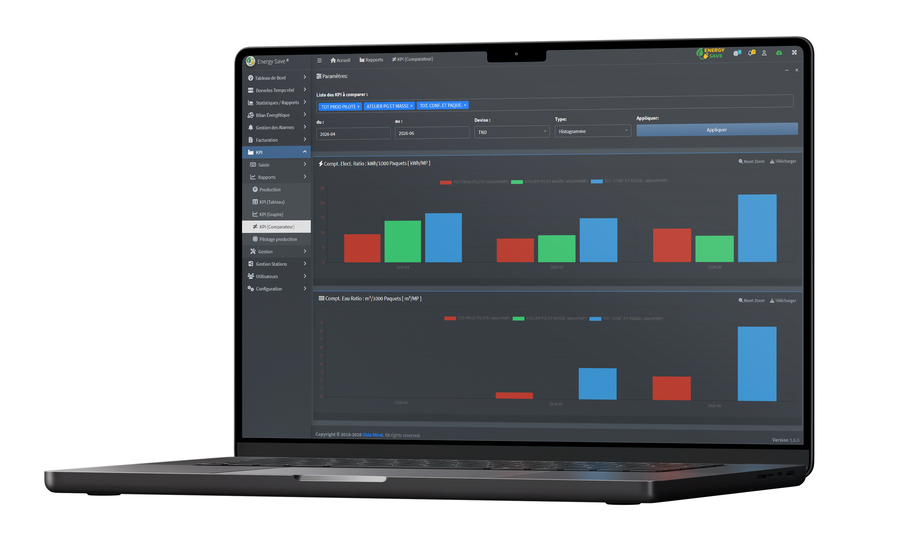 EnergySave KPIs and Analysis Calculation Engine